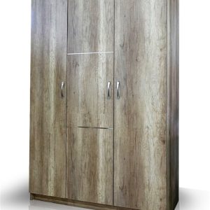 ΧΕΡΙ ΞΥΛΟ Ντουλάπα 3φυλλη Status - ΚΩΔ.:10-05-3f - Image 1