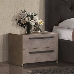 Κομοδίνο σειρά ΡΟΞΑΝ με 2 συρτάρια - Κωδ. 07-12 -  50 * 60 cm - Image 1