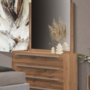 ΧΕΡΙ ΞΥΛΟ Συρταριέρα σειρά ΡΟΞΑΝ με 4 συρτάρια 1m - Image 1